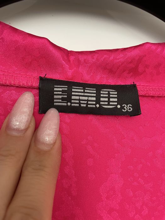 Przepiękna kopertowa sukienka, rozmiar 36