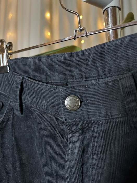 Massimo dutti вельветові штани джинси темно сині чорні вельветовые