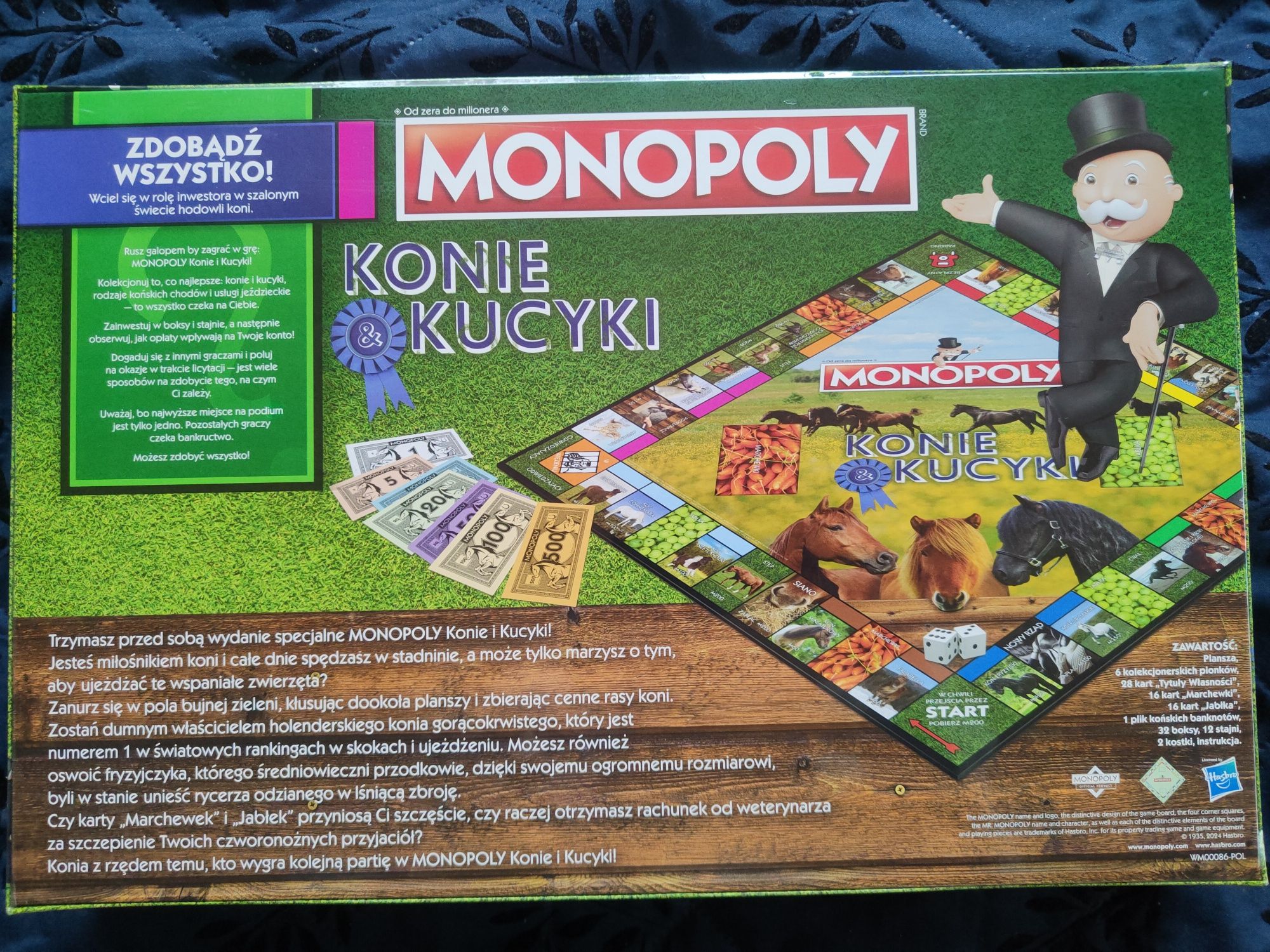 Gra towarzyska planszowa Monopoly Konie i kucyki