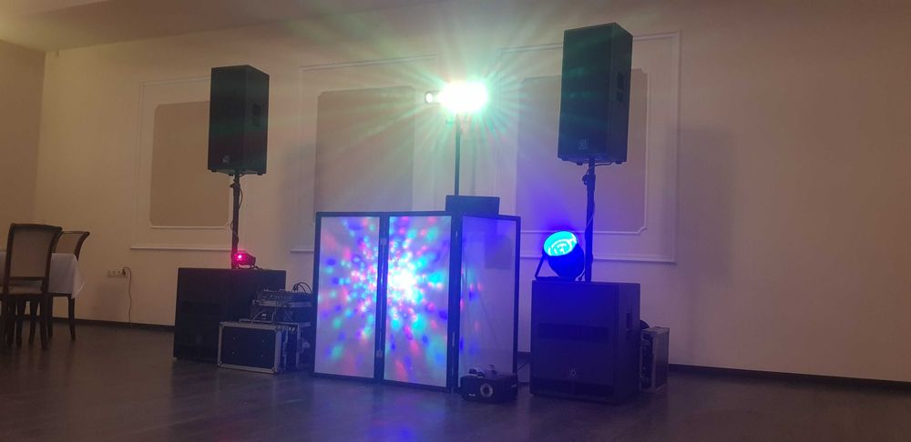 Nagłośnienie Bayor Audio DA210 + Subbasy SBP18FH + końcówki peavey