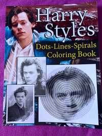 Harry styles dots lines spirals coloring book