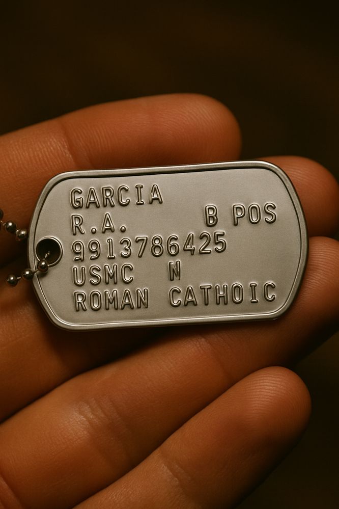 Chapa identificação militar , fuzileiros, rangers, exercito, dog tag,