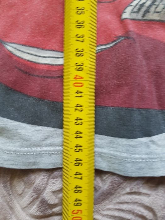 Szara bluzka z autem z Zygzak Mcquuen z Auta,Cars 122-128