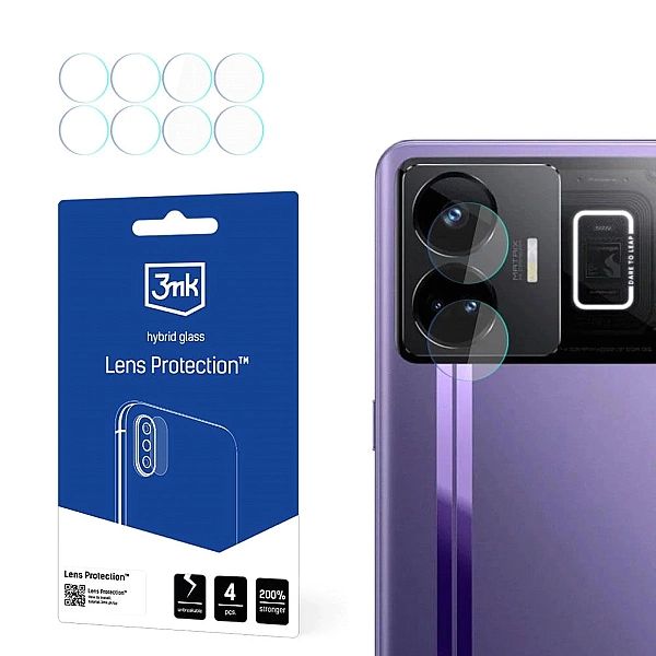 Szkło na aparat 3mk Lens Protection™ hybrydowe na Realme GT3 / GT Neo