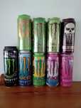 Lote de 9 Latas MONSTER por 12€ - Origem: EUA, Brasil e Polónia