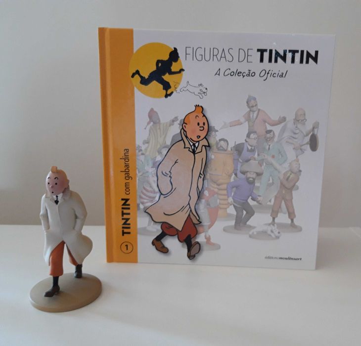 Livro com figurinha TINTIN - edição Moulinsart (NOVO)