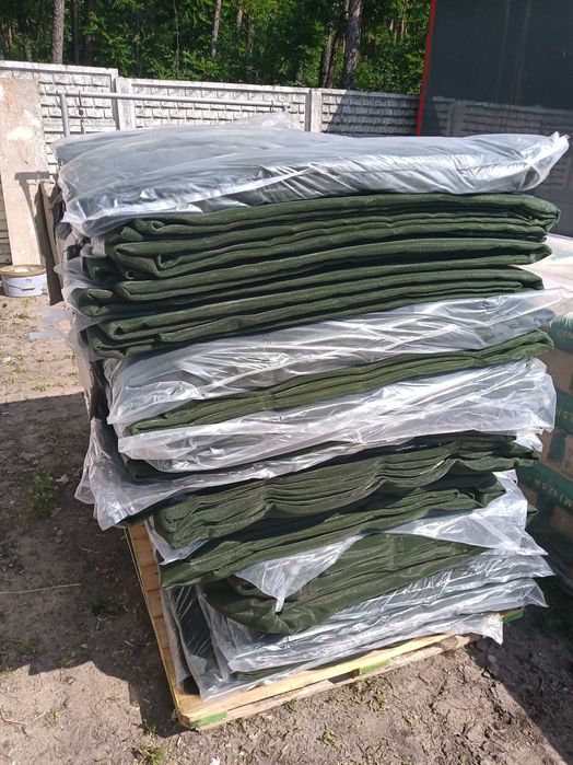 Siatka okrywowa na kopiec o rozmiarze 8metrów na 10 metrów