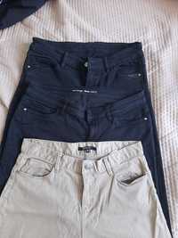 3 pary jeansów długie nogawki Orsay Greenpoint 38/M
