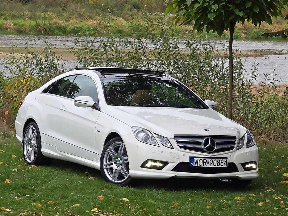 Mercedes-Benz Klasa E W207 e250 7GTronic 1.8 cgi 204km  AMG Anantgarde Full opcja Piękny