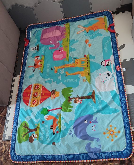 Duża mata edukacyjna dla dziecka