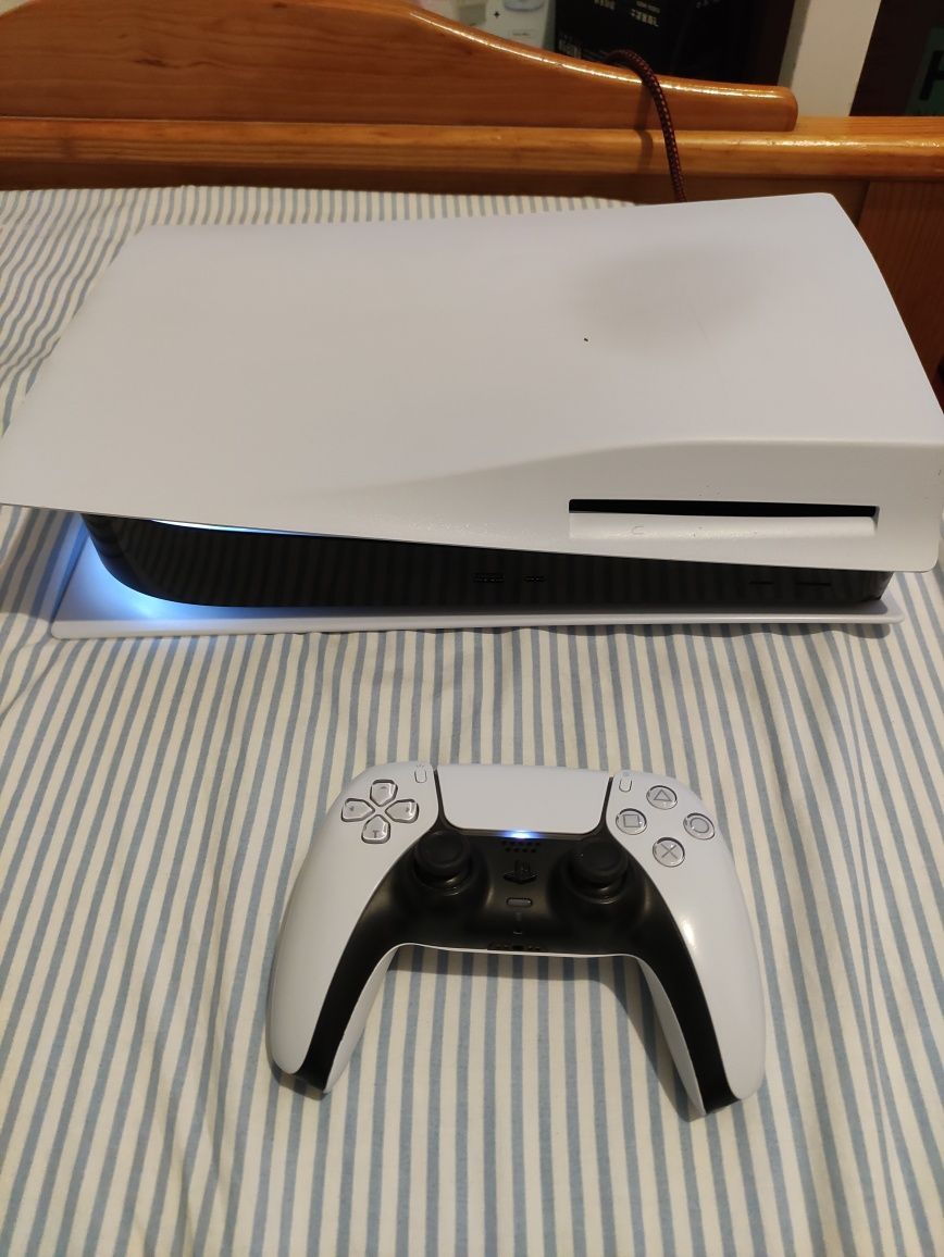 Ps5 + 4 Jogos + Comando