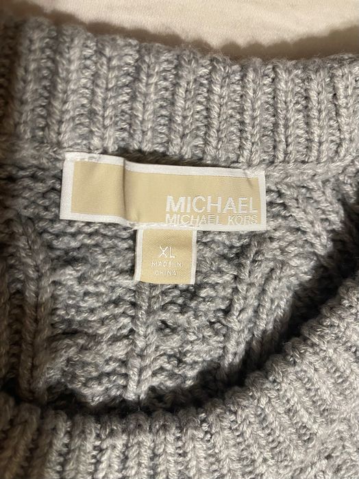 Nowy sweter Michael Kors w kolorze szarym rozmiar XL