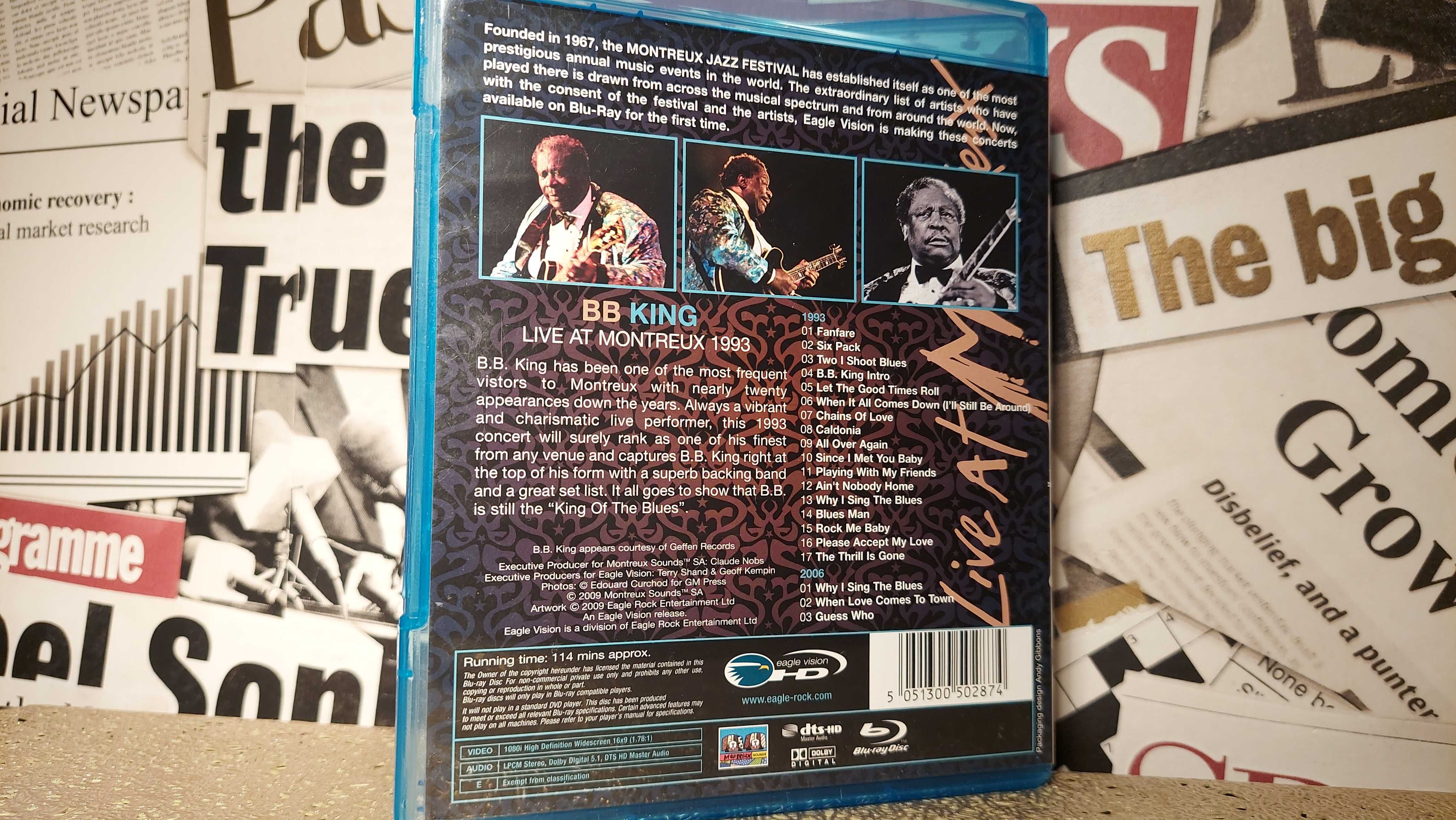 B.B. King - Live At Montreux 1993 Koncert na Blu-ray
