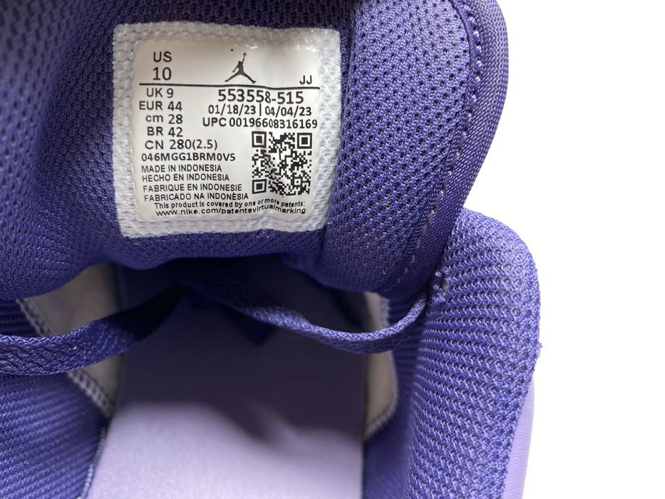 44-28см ОРИГІНАЛ 100% Кросівки AIR JORDAN 1 LOW 553558-515