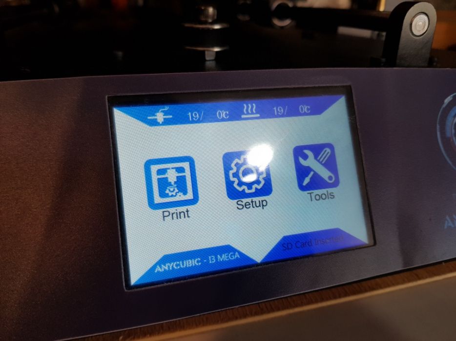 Impressora 3D Anycubic i3 Mega Ultrabase. Ultimaker Anet Beethefirst