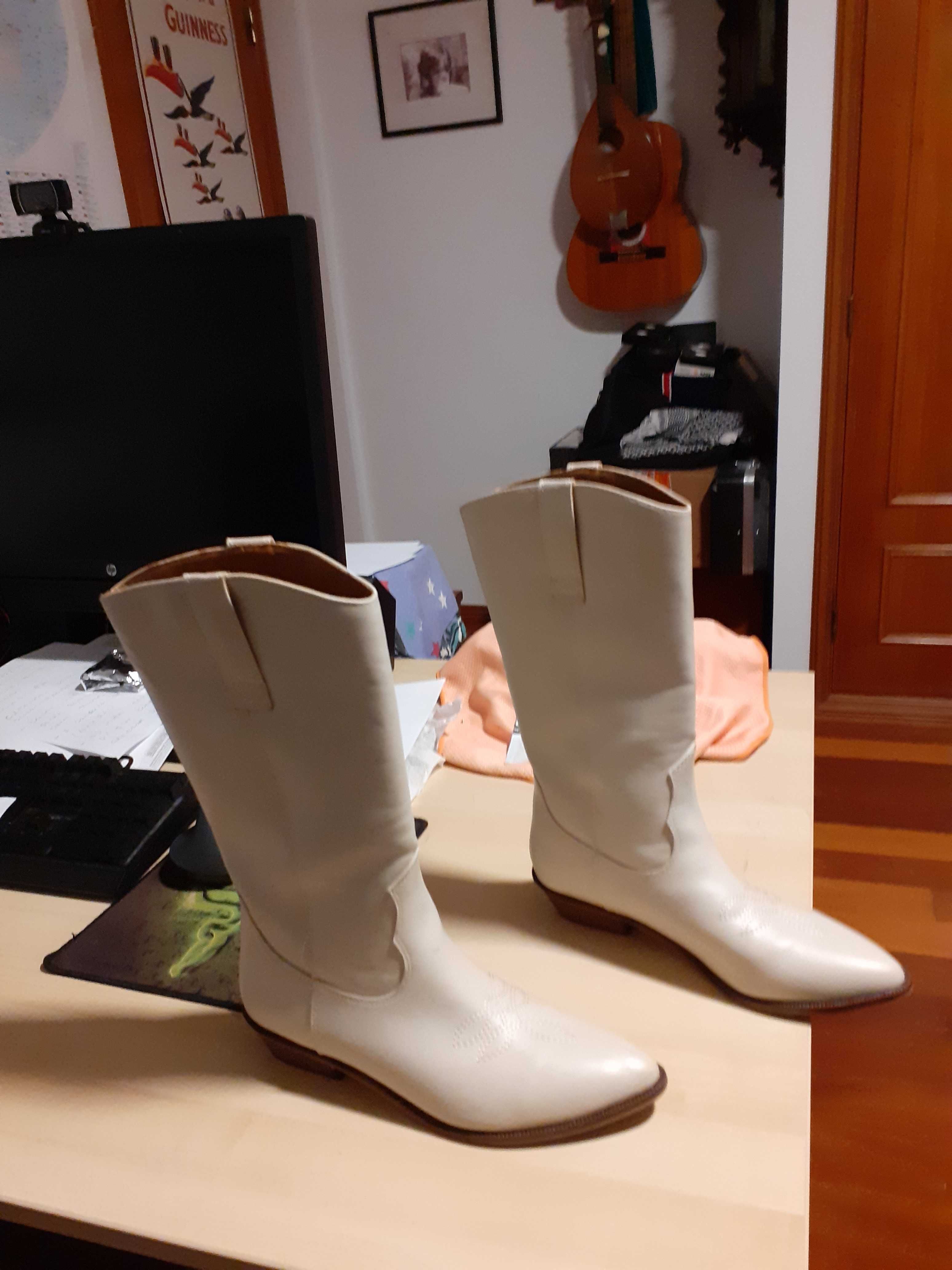 Botas Cowboy em Bege nº39