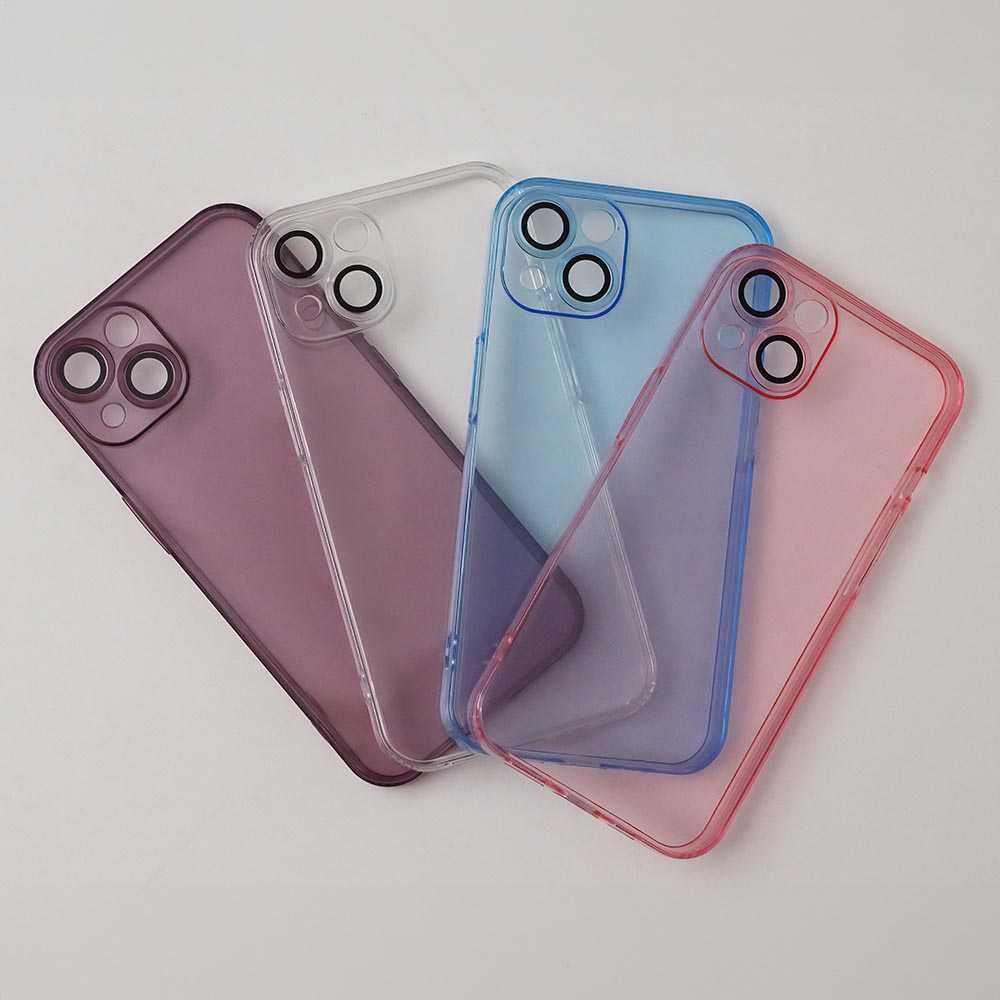 Plecki, Etui Slim Color do Samsung Galaxy A15 4G, A15 5G śliwkowe