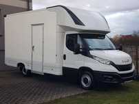 Iveco DAILY KONTENER NISKOPODŁOGOWY 4,43x2,23x2,42 SKLEP KAMPER KONIOWÓZ BAR KLIMA  Kontener Niskopodłogowy 4,43x2,23x2,42 Sklep Kamper Foodtruck Bar AC
