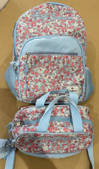Mochila Escolar e Lancheira Pepe Jeans