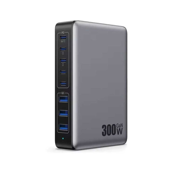 Потужна швидка універсальна Зарядна Станція 8-в-1 300W