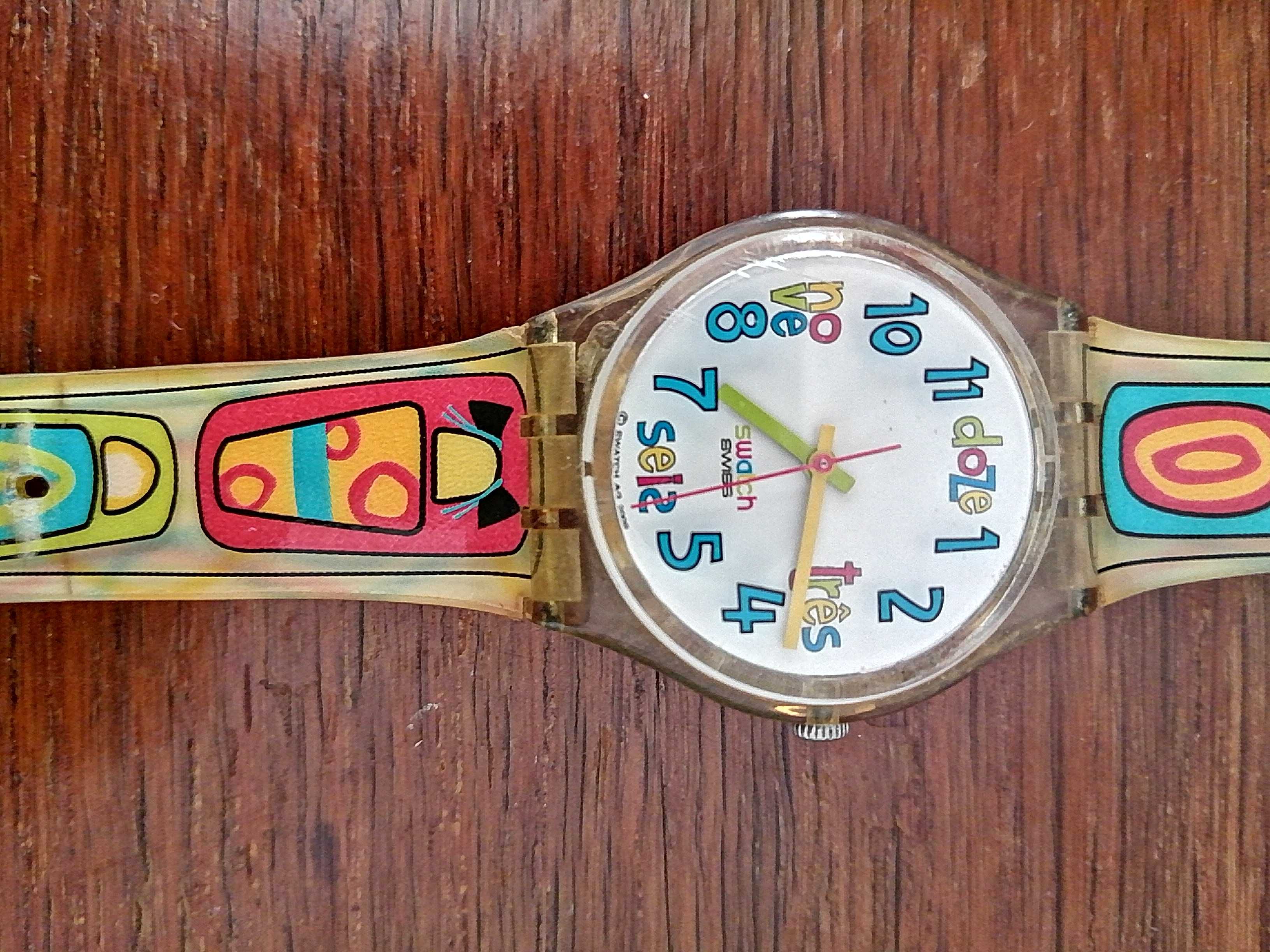 Relogio swatch infantil