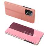 Clear View Etui Xiaomi Redmi Note 12 5G/Poco X5 5G z klapką różowe