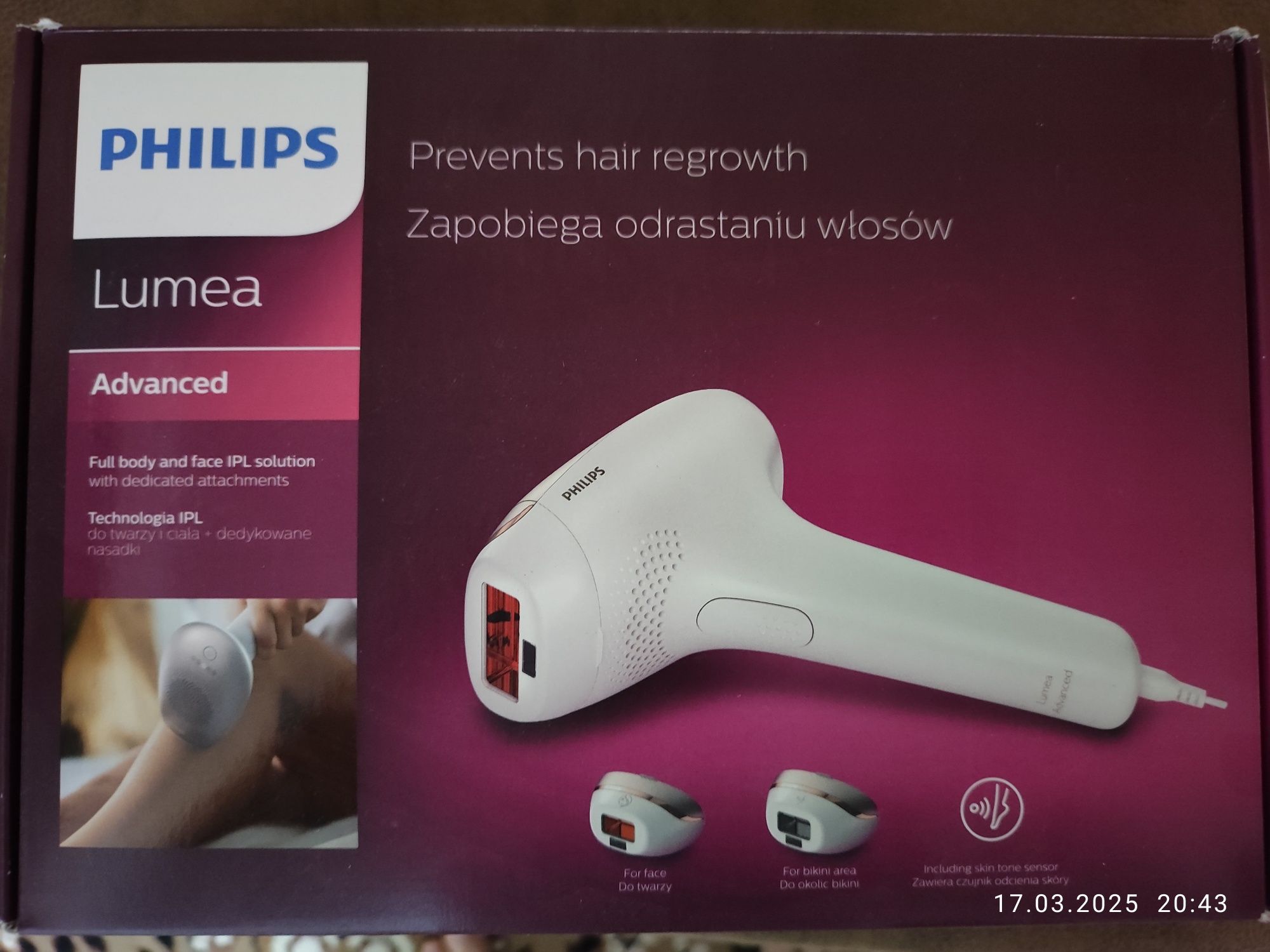Фотоэпилятор Phillips Lumea Advanced sc 1998/00
