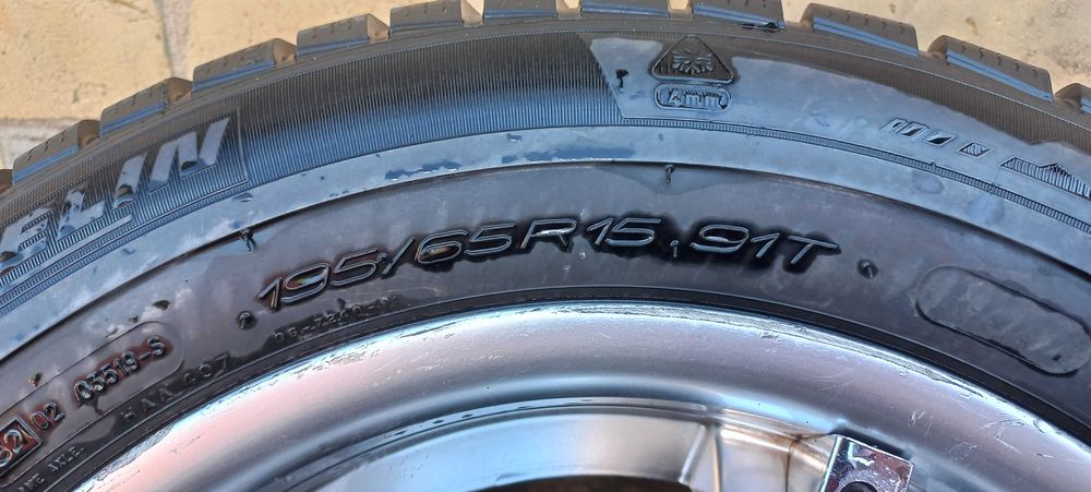 Комплект колес R15 (4), Ruff R288, Michelin Aplin 195/65 R15, 91T, M+S