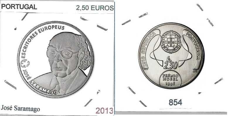José Saramago - - - 2,50 € - 2013- - - - - Moeda