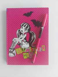 Notatnik Monster High i długopis