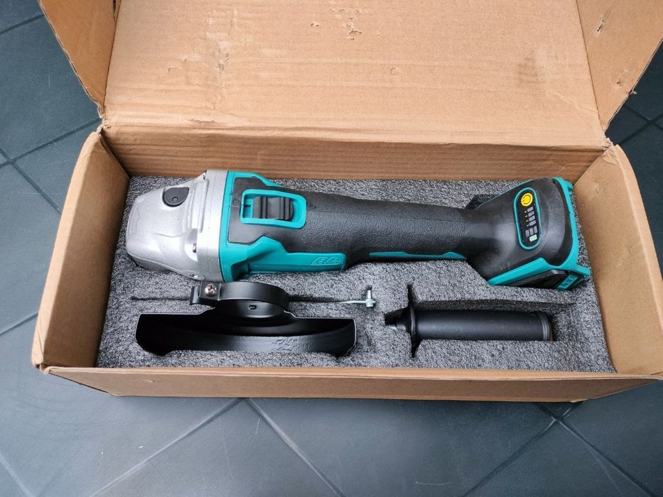 Болгарка акумуляторна кутова шліфмашинка акумуляторная Макіта Деволт