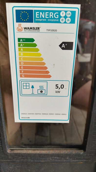 Piec/kominek Wamsler 5kw nieużywana koza