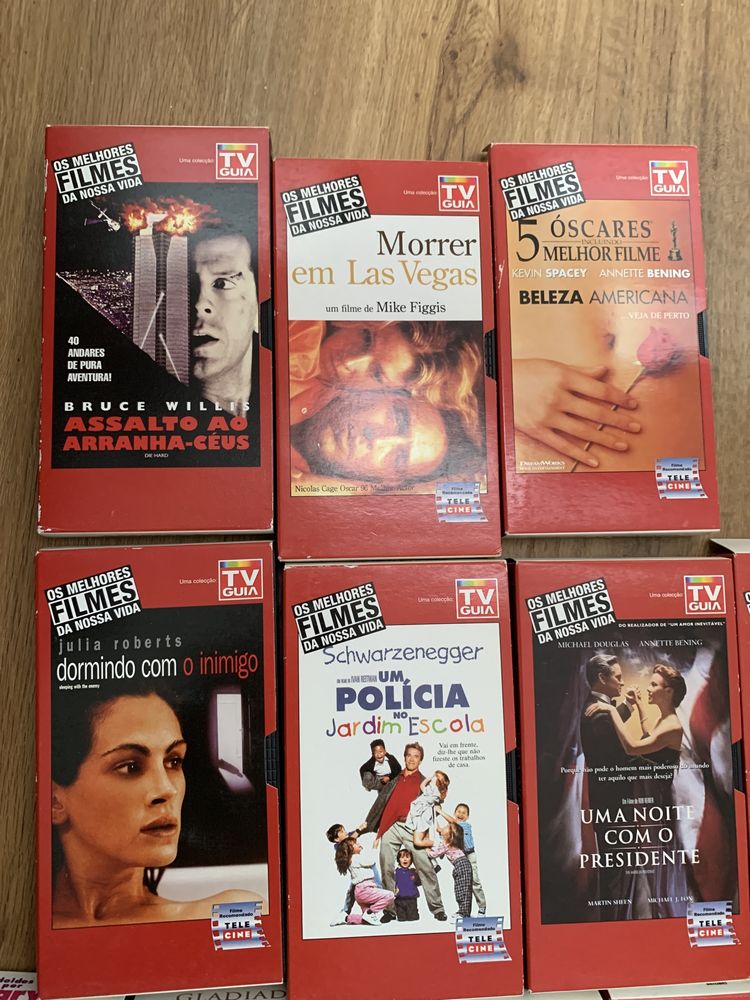 Vendo coleção de filme vhs novos