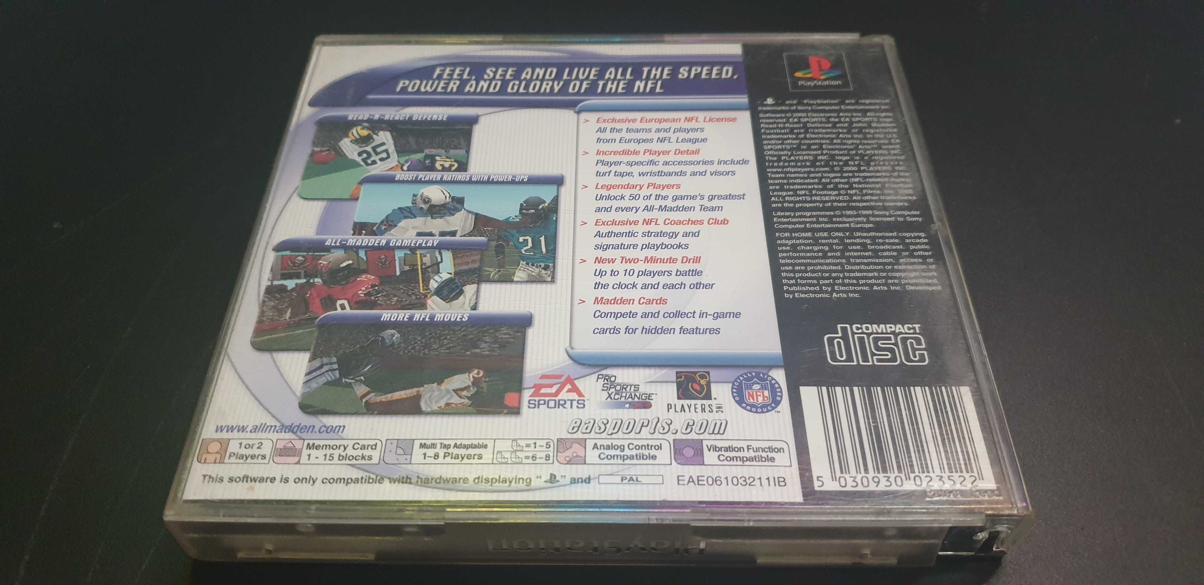 Madden 2000 Playstation 1 PSX