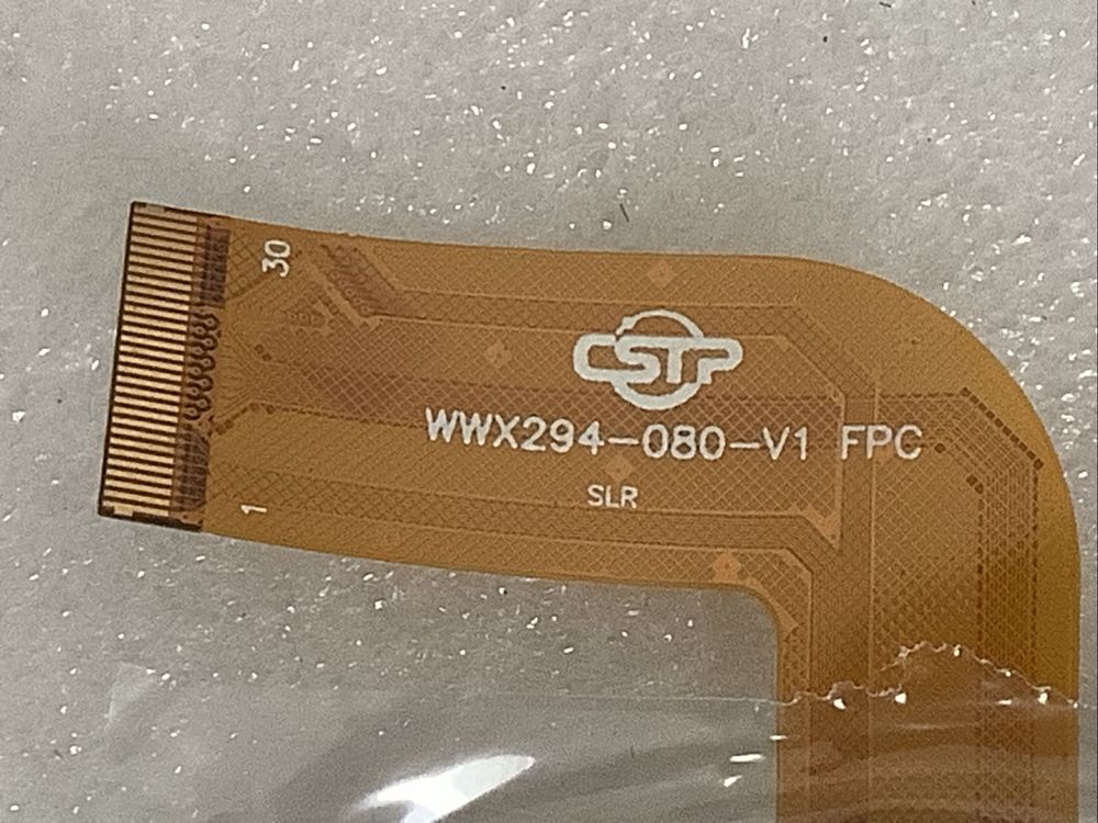 Vidro tatil / touch screen WWX294-080-V1 FPC