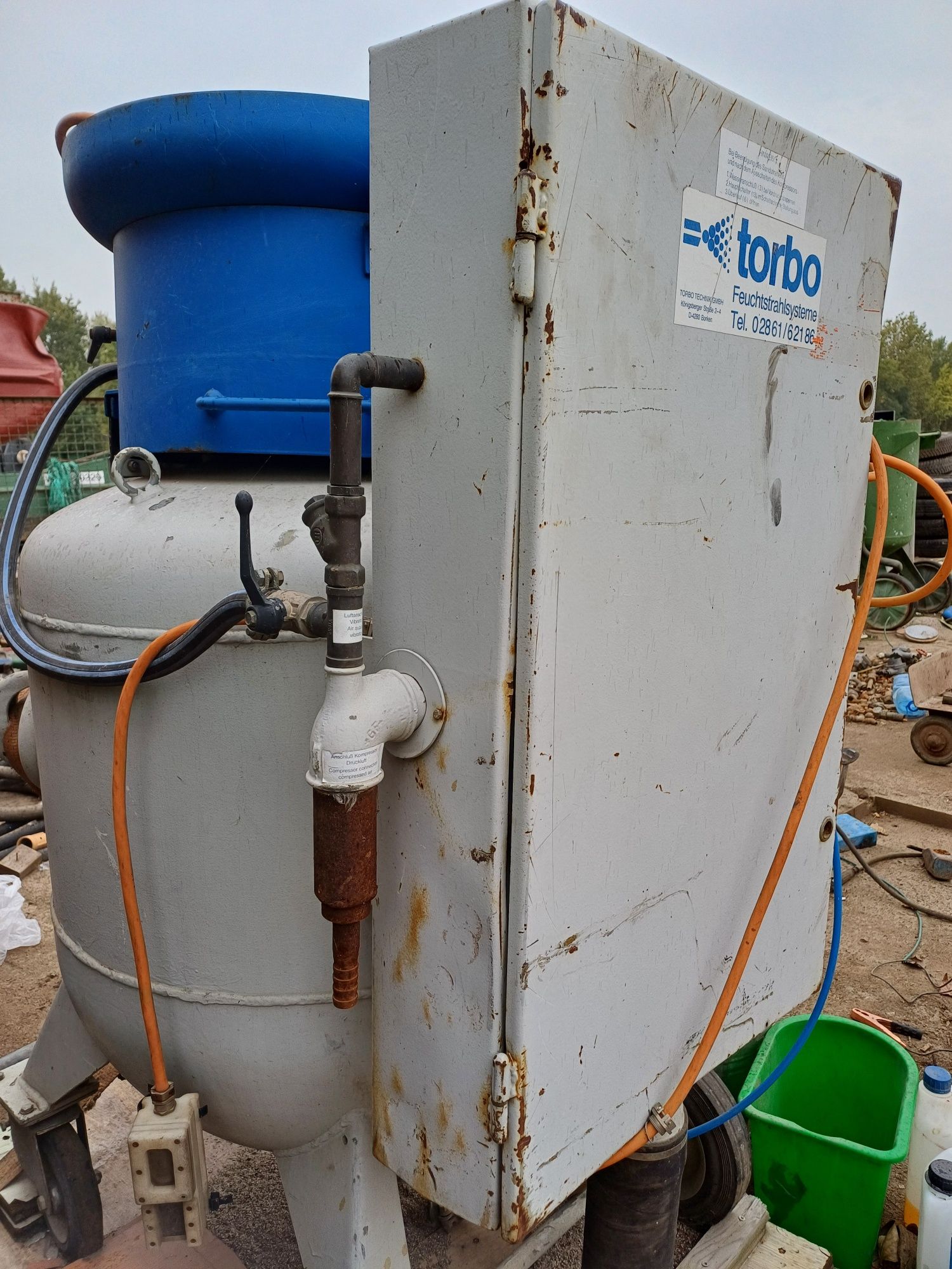 Kompresor atlas copco do piaskowania piaskarka
