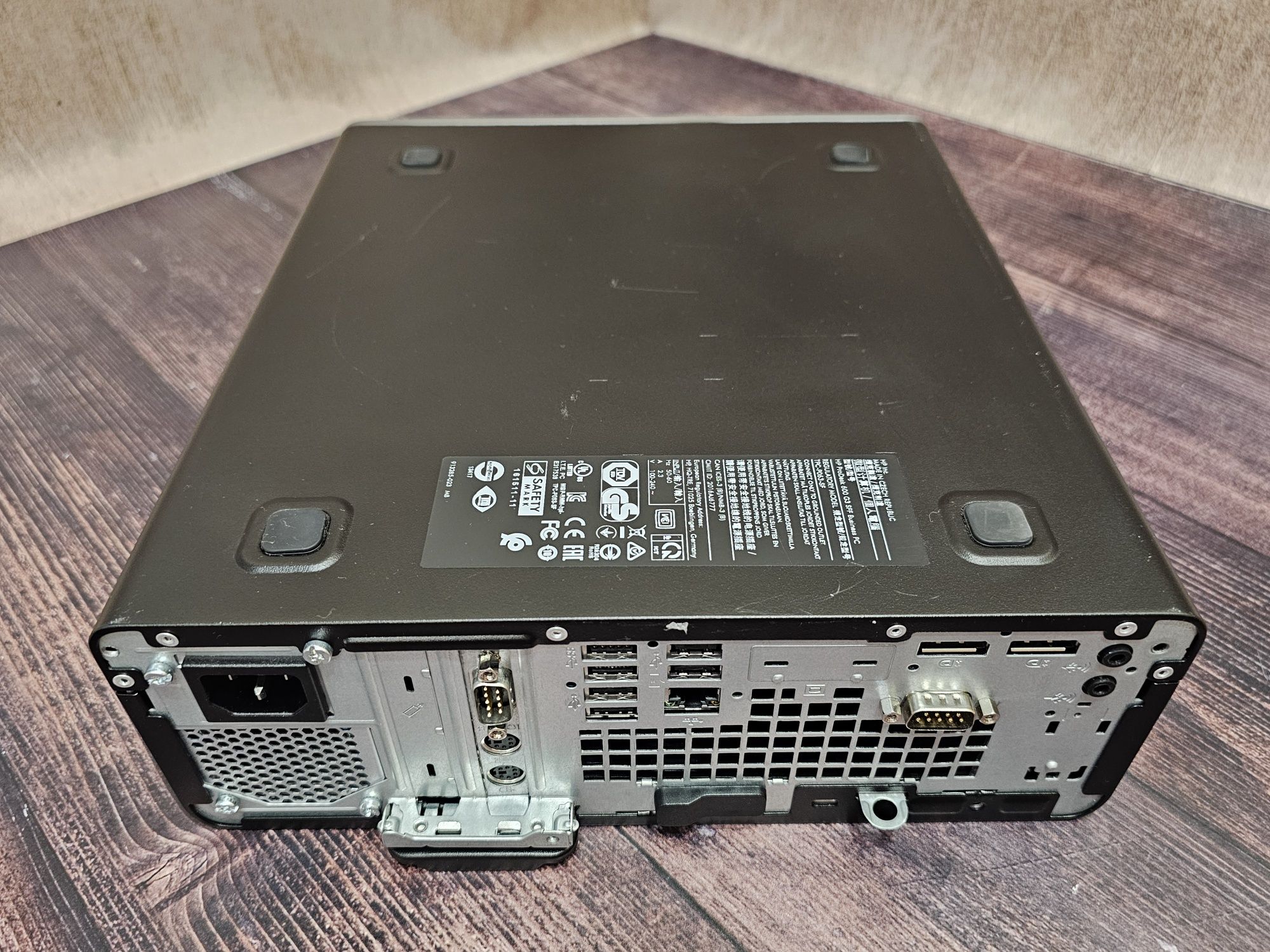 Десктоп HP ProDesk 600 G3 SFF (Core i3-7100/16Gb/Intel HD 630/SSD+HDD)