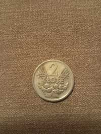 Dwa złote bilon monety prl jagody 1960