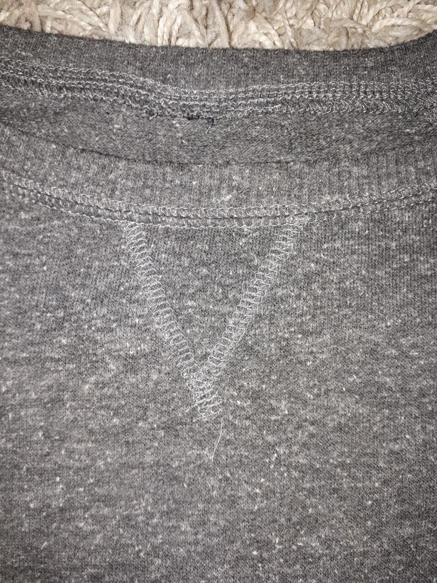 Szara bluza miękki materiał S