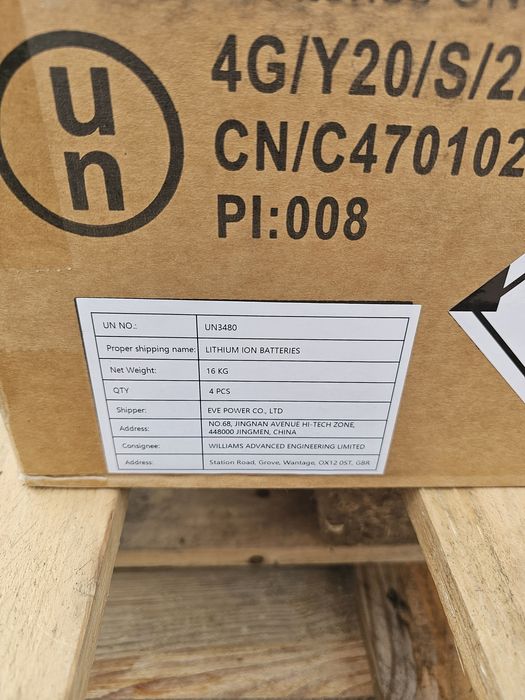 Eve 4x lifepo4 230ah 3.2v bateria magazyn energi 3kwh 24v