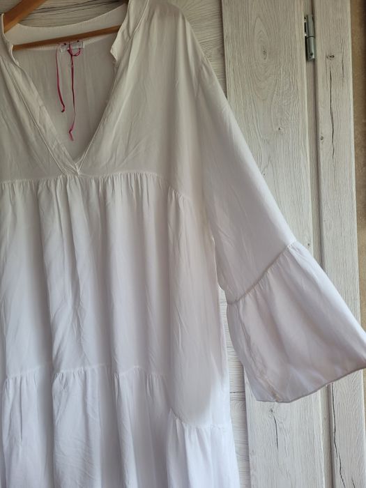 Sukienka zwiewna big size made in Italy