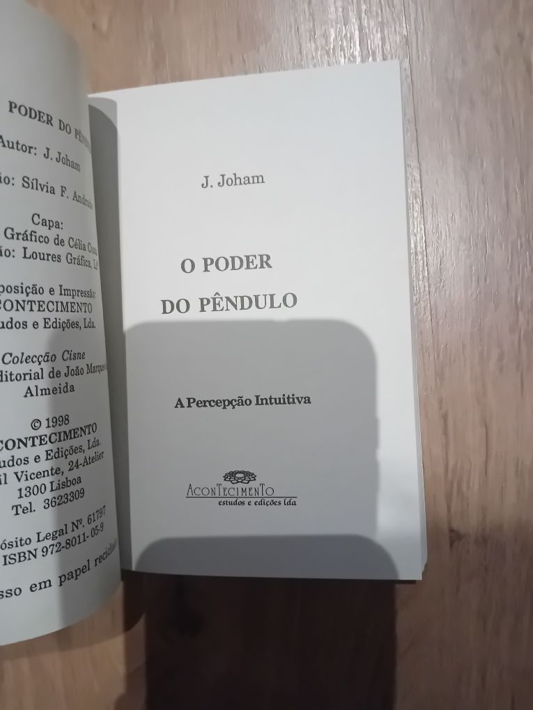 O Poder do Pêndulo Guia prático - J. JOHAM
