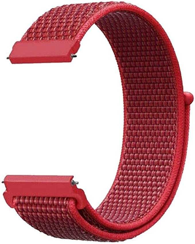 Bracelete de nylon, Red, 20mm