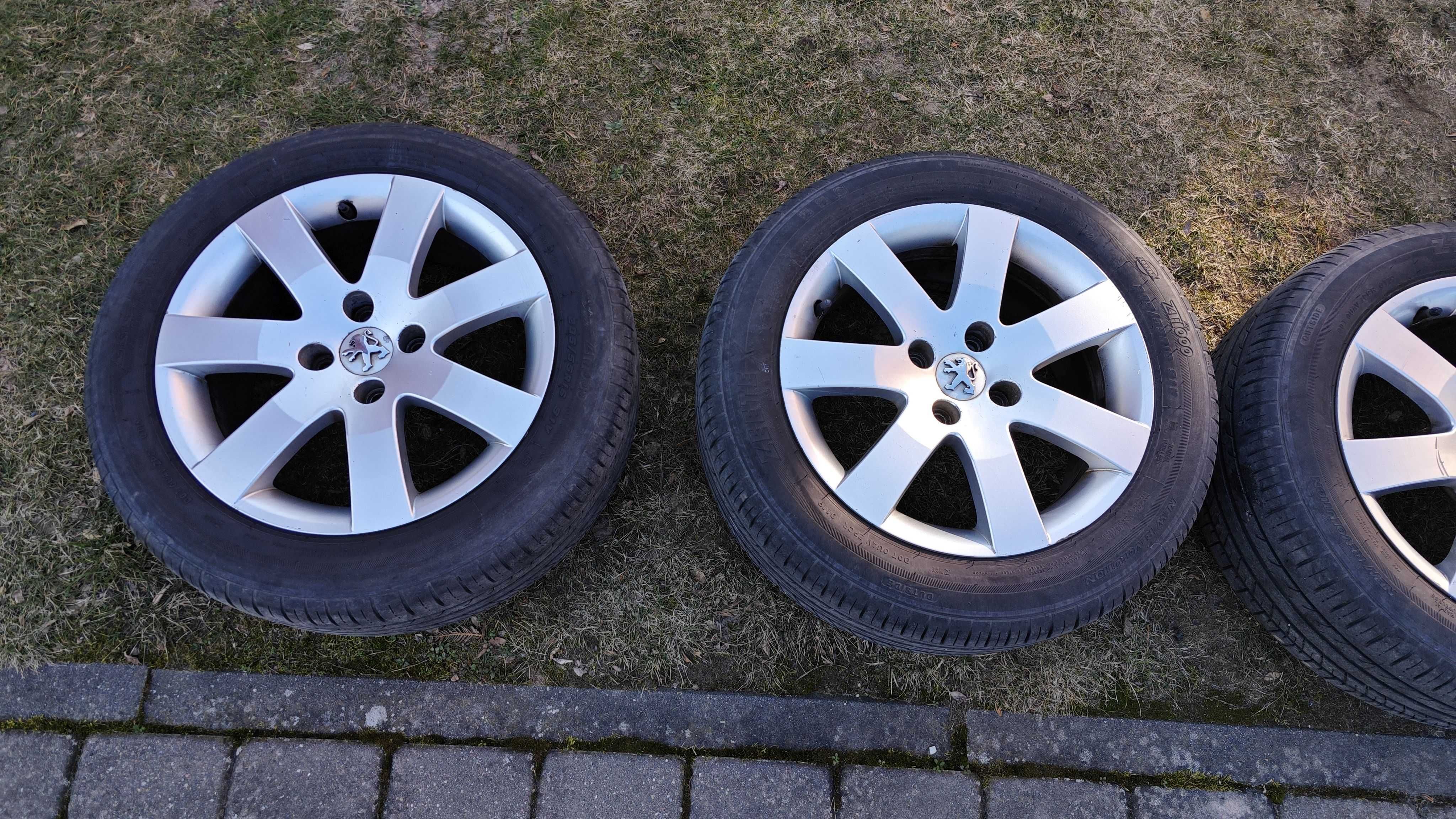 Alufelgi + opony 205/55 letnie 16 4X108 Peugeot Citroen