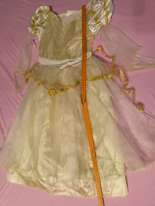 Kostium strój przebranie na bal sukienka anioł aniołek 104 110