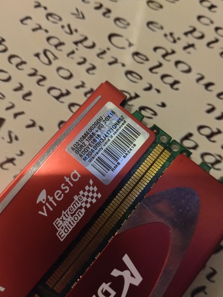Części Retro PC a data vitesta 4gb ram + q6600 quad