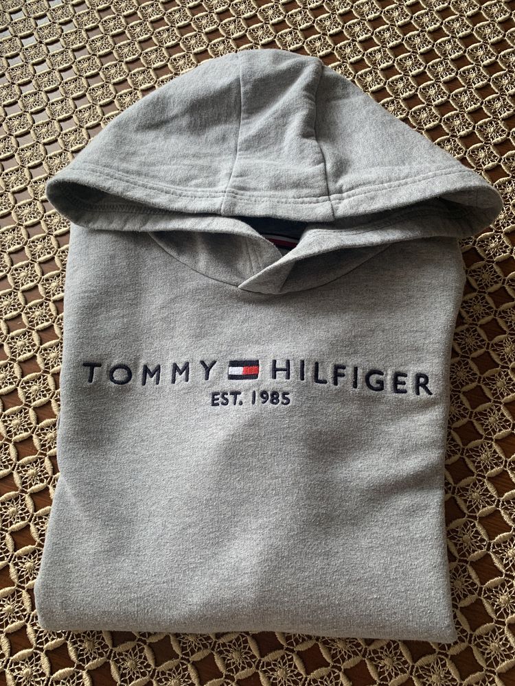 Bluza Tommy Hilfiger   roz. 164 szara