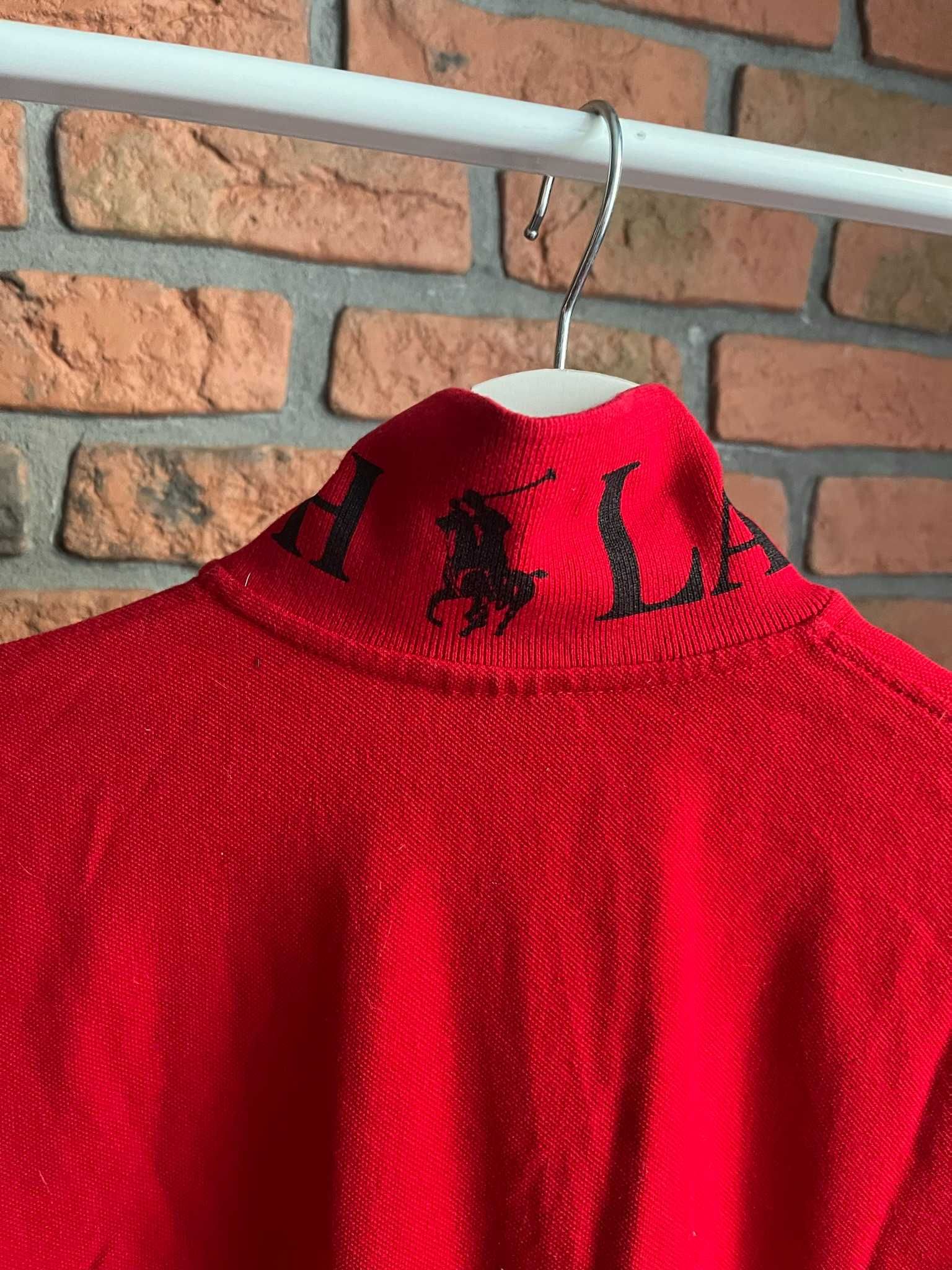 Czerwona Koszulka Polo Ralph Lauren XL