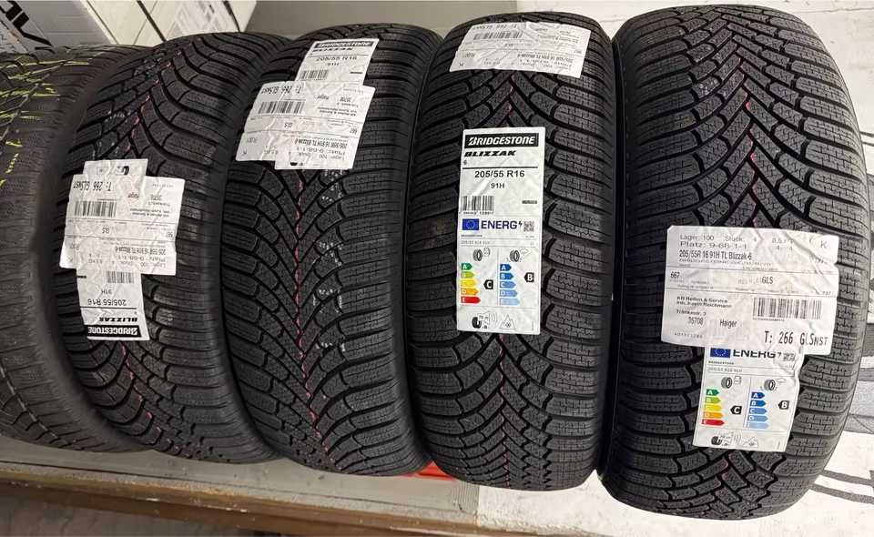 Zimowe opony Bridgestone Blizzak 6 205/55 R16 91H, komplet 4 sztuk