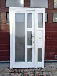 Drzwi aluminiowe 123x213 zewnętrzne gruby profil 8,5cm DOWÓZ CAŁY KRAJ